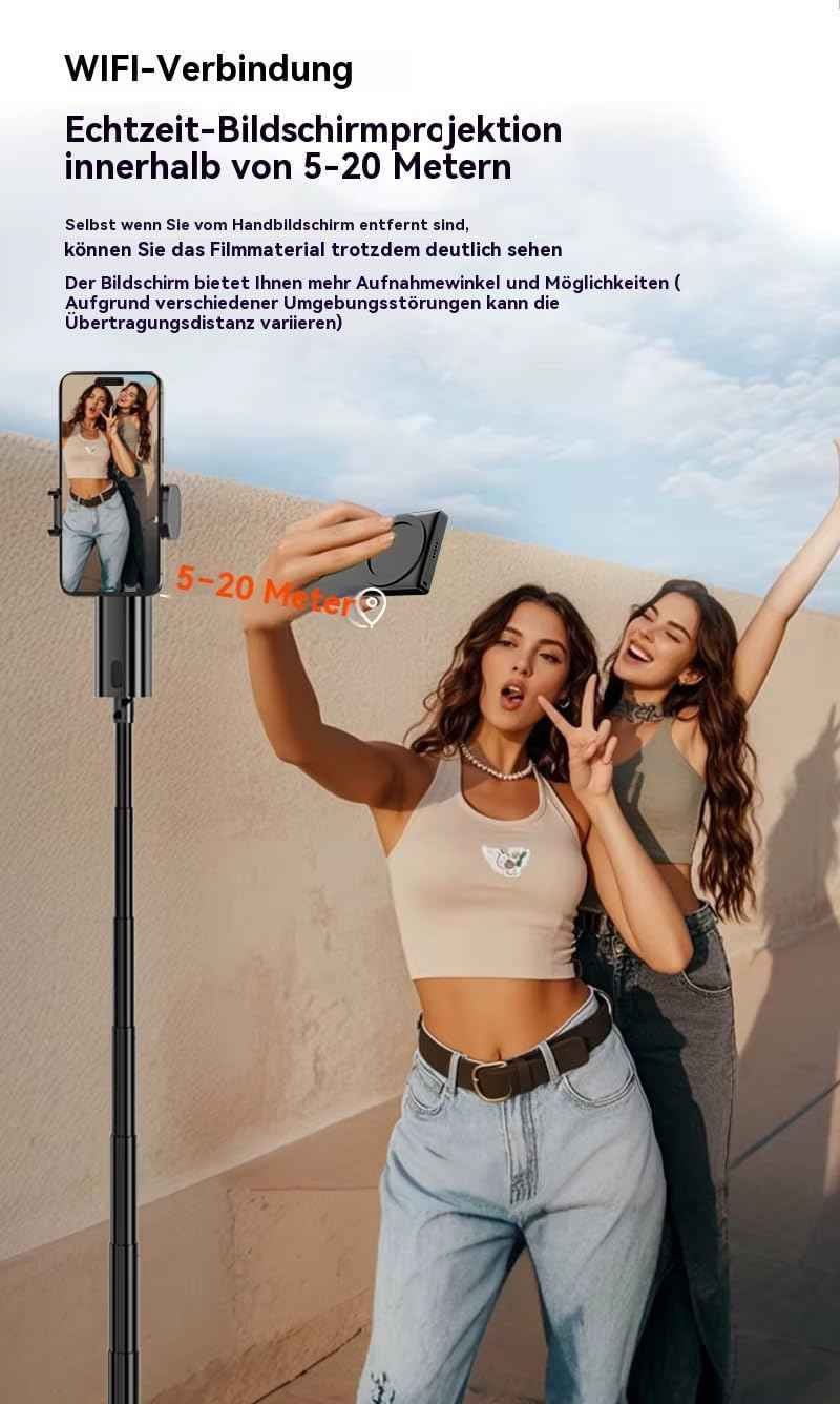 Handy Selfie Monitor 3,97", WiFi 2,4/5 GHz, 5 Std. Akku, Powerbank-Funktion, mit Lautsprecher, große Reichweite, Smartphone Rückkamera, Smartphone Vlog Bildschirm für iPhone & Android, Kabellos