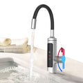 Elektrischer Wasserhahn mit Durchlauferhitzer – Sofort heißes Wasser, 3000W, 360° schwenkbar, LED‑Display